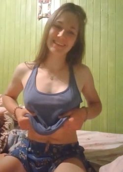 Jovencita Gringa Muy Caliente 15