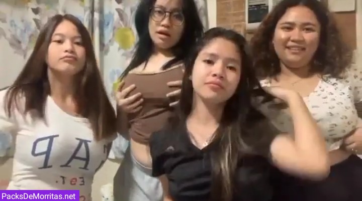 Morras Cumplen Reto De Mostrar Las Tetas Y Tocarse 10