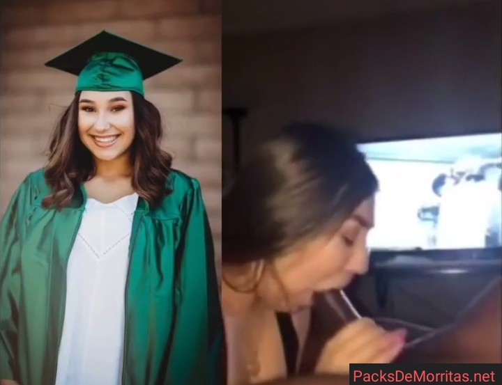 La recién graduada filtrada y viral 10
