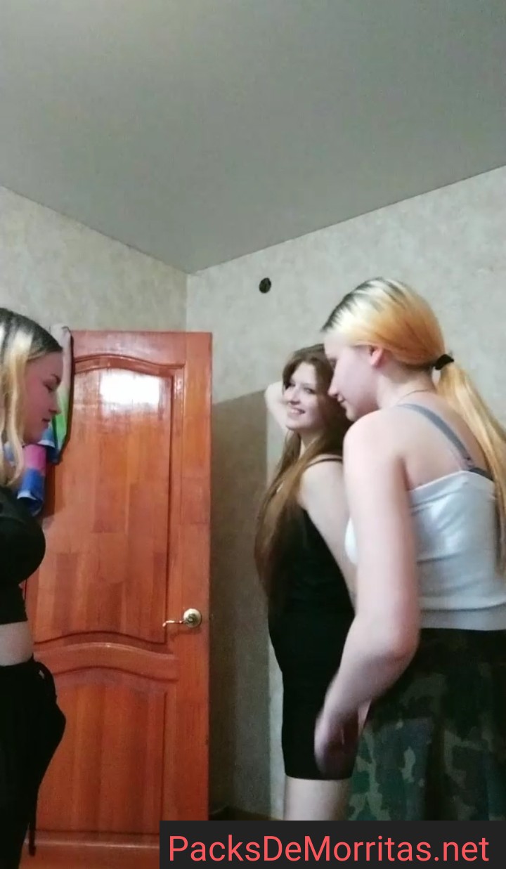3 amiguitas se desnudan a ver quién está más rica + vídeo full 10